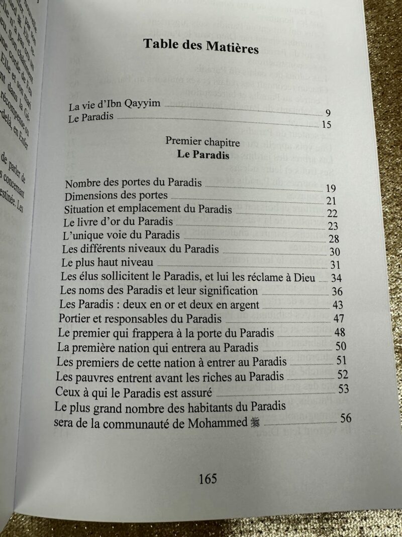 LE PARADIS - LE RAPPROCHEMENT DES ÂMES DANS LE MONDE DES MERVEILLES - IBN QAYYIM - EDITIONS UNIVERSEL